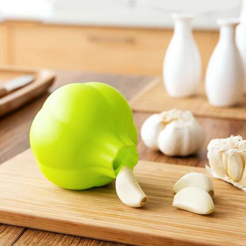 Effortless Garlic Stripping Tool for Kitchen