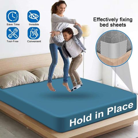 Non-Slip Stable Bed Stoppers – Silicone Sheet Fasteners for Perfect Bedding